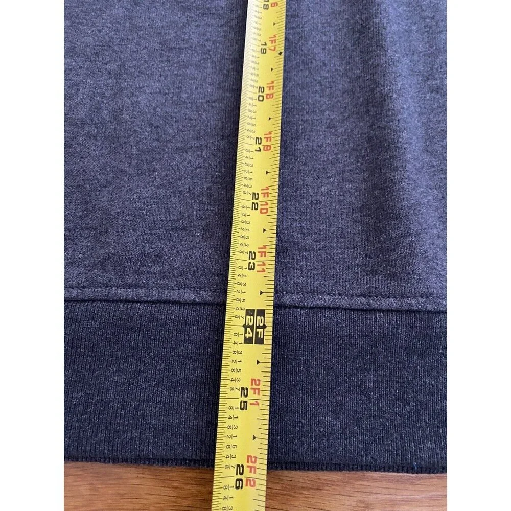 NWT Everlane The Track Crewneck Sweatshirt Men's Medium Organic Cotton Dark Gray